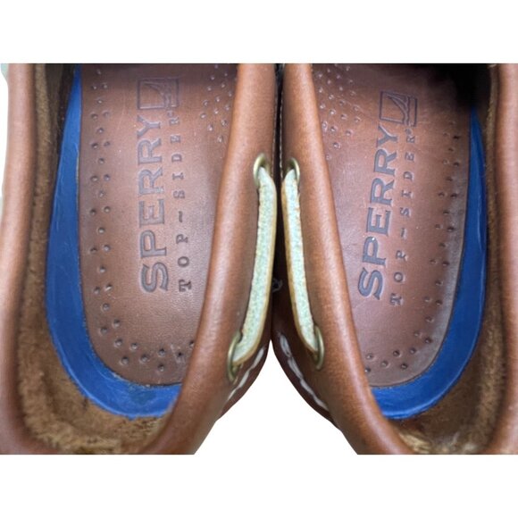 Sperry Women’s Brown Leather Casual Slip-On Top Sider Boat Shoes Size 6M - Picture 6 of 8